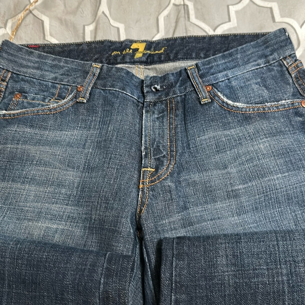 7 for all mankind size 29 ladies flare leg jeans.